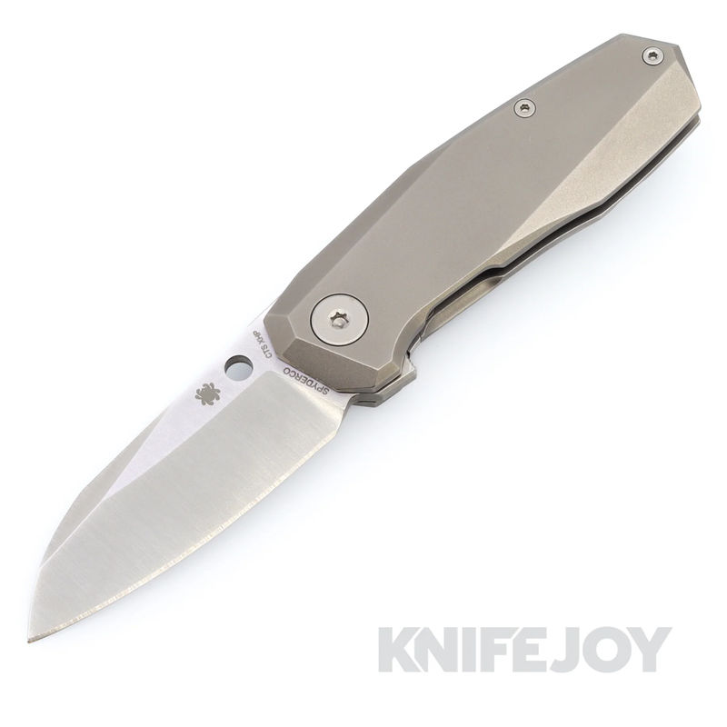 Spyderco C158TIP3 Techno 3 Titanium Frame Lock Knife