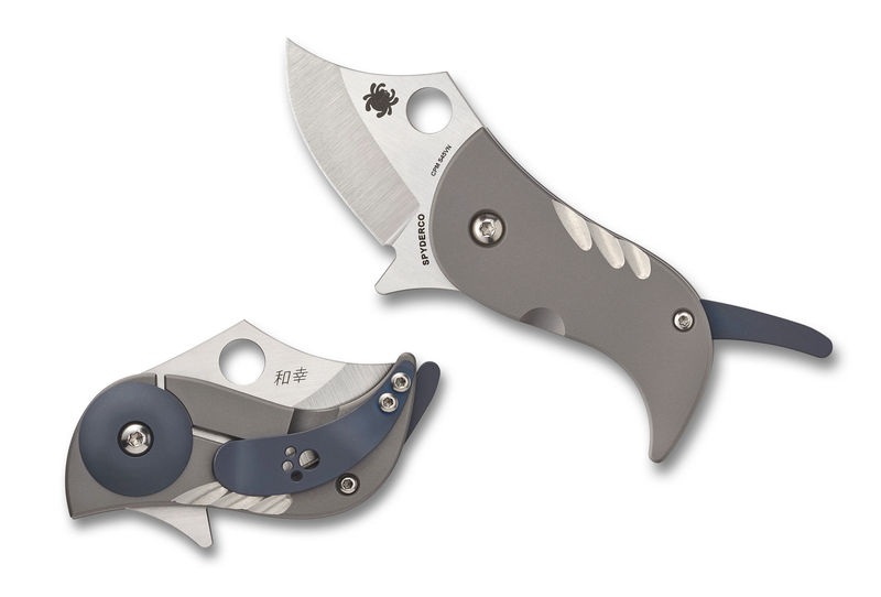 Spyderco C256TIP Pochi Titanium with R.I.L. / CPM S45VN Blade