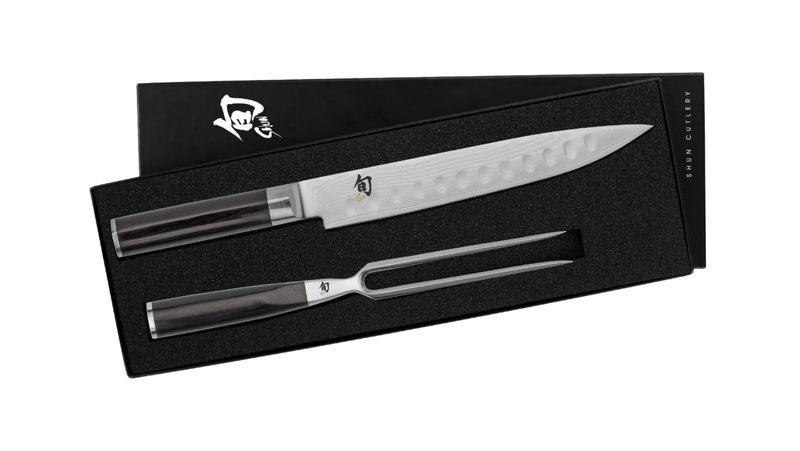 Shun Cutlery DMS0230 Classic 2 PC Carving Set