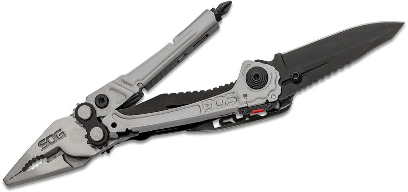 SOG 29-55-01-41 Flash MT Multi-Tool Silver/ Black  7 Tools
