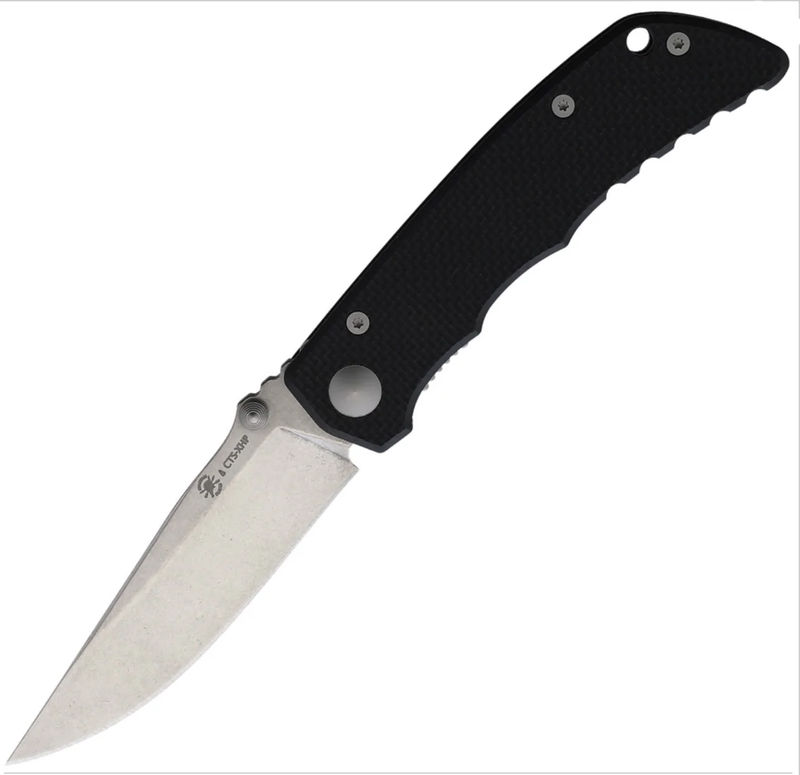 Spartan Blades SFBL7BK Talos Linerlock Folding Knife Black G10 Handles