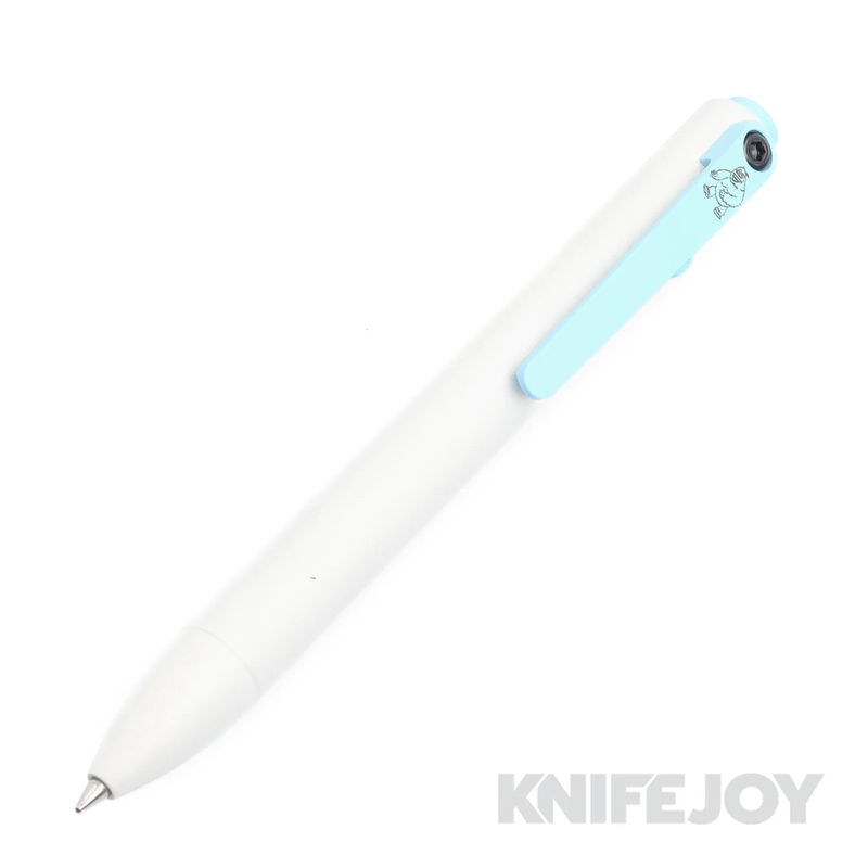 Tactile Turn KnifeJoy Exclusive MINI Size Side Click Bumble Blue and White Cerakote Pen