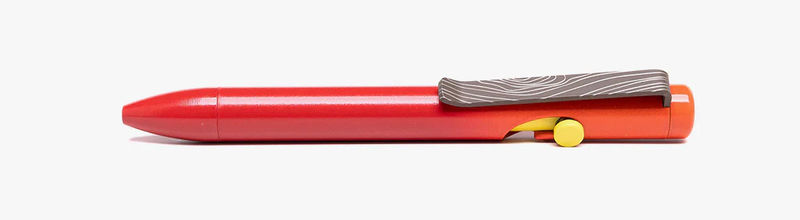 Tactile Turn Limited Edition Ember Red Gradient Titanium Bolt Action Pen / Mini (4.4") Overall