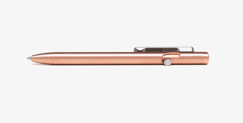 Tactile Turn SLIM SHORT Copper Bolt Action Pen / Short Bolt