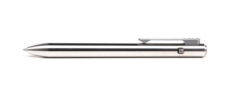 Tactile Turn SHORT Titanium Side Click Pen / Short Bolt