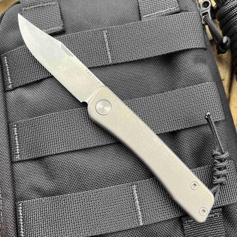 Tactile Knife Co. Bexar SlipJoint CPM-20CV Blade with Titanium Handles
