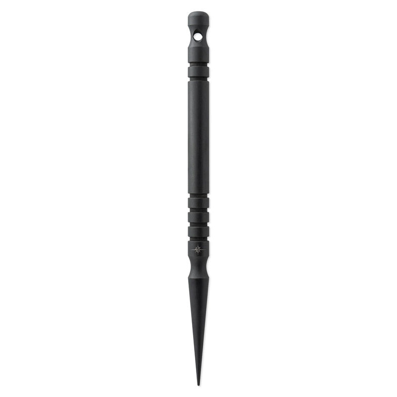 Toor Knives MarlinSpike 2.0 Carbon Black 4140 Chromoly Steel with Leather Sheath