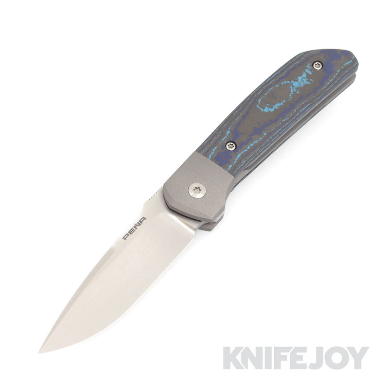 Enrique Pena Custom Front Flipper Mula with Custom Carbon Fiber Handles/ Mokuti Clip