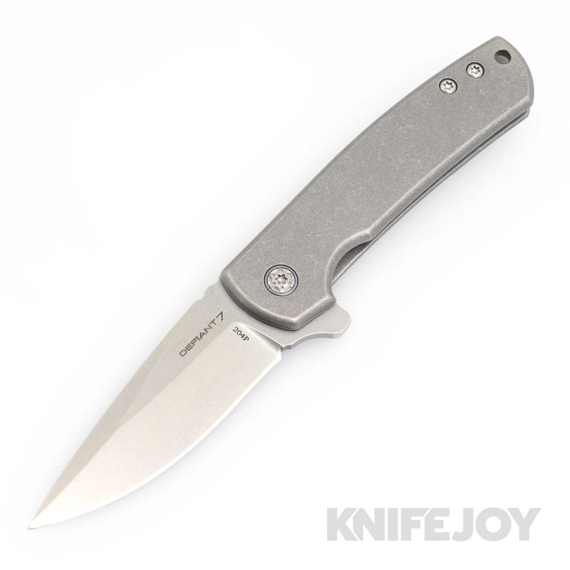 Les George Defiant 7 Servo All Titanium Flipper Knife