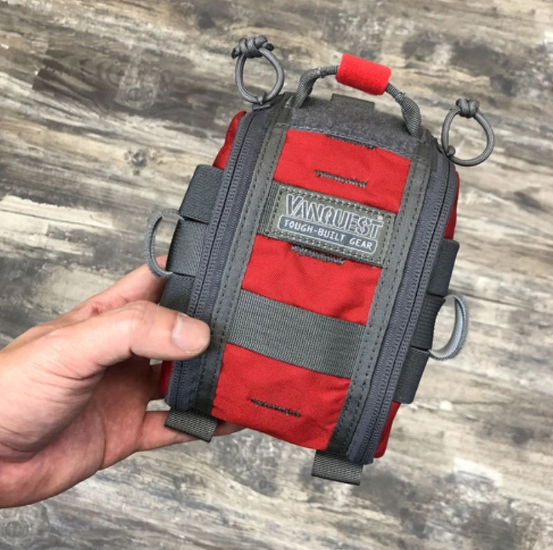 Vanquest Gear 081246RD FATPack 4x6 (Gen-2) First Aid Trauma Pack Red