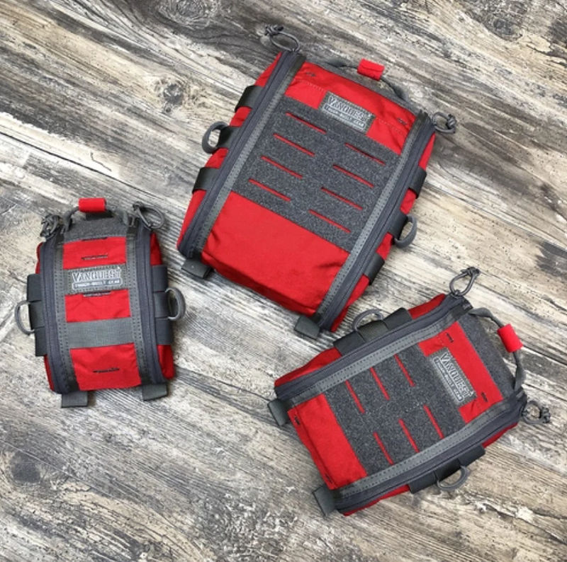 Vanquest Gear 081258RD FATPack 5X8 (Gen-2) First Aid Trauma Pack Red