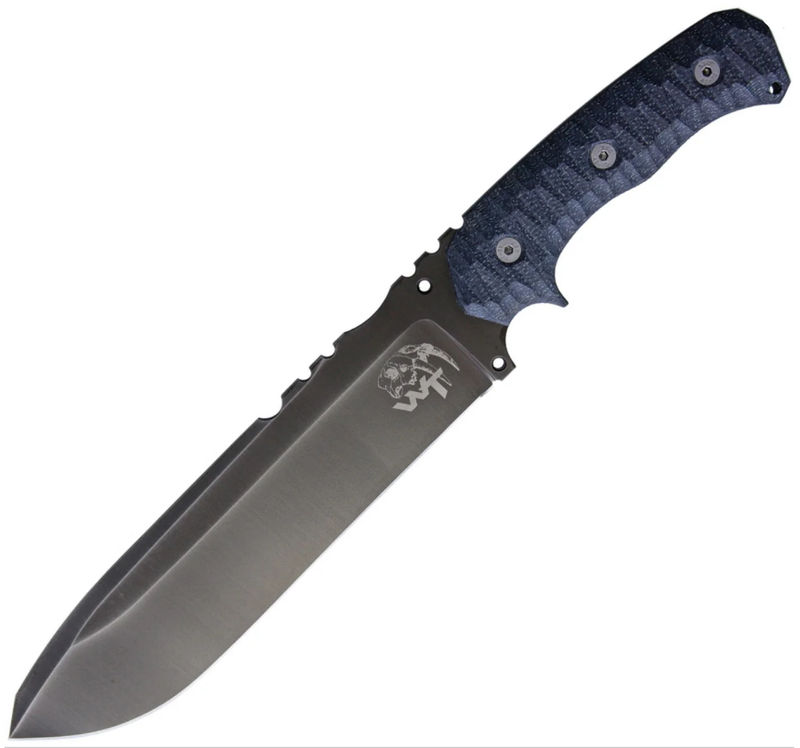 Wander Tactical WTK201 Godfather Fixed Blade Black Sculpted Micarta Handle