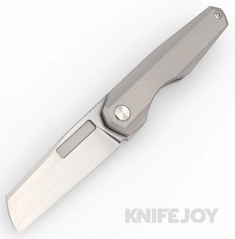 Vero Engineering Neuron Gen2 Standard Hand Polished Satin Blade with Stonewash Titanium Handles