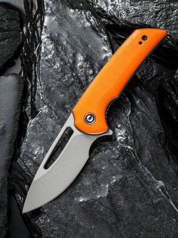 We Knife - CIVIVI Odium Liner Lock Orange G10 Knife