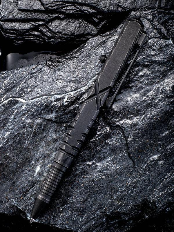 We Knife Titanium Pen TP-02D Black Ti Pen