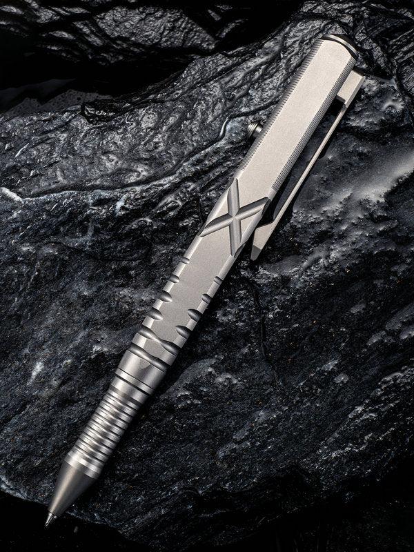 We Knife Titanium Pen TP-02C Plain Ti Pen