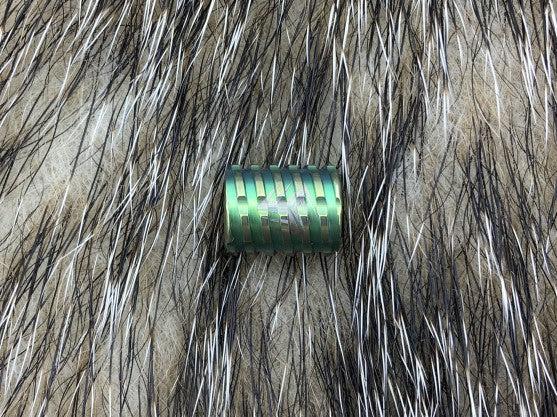 We Knife A-02A Green Ti Material Lanyard Bead