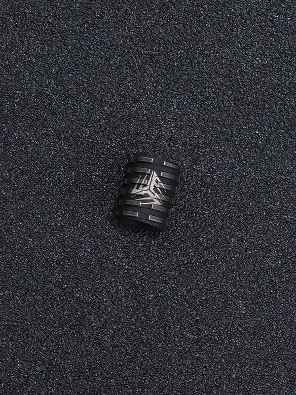 We Knife A-02E Black Ti Material Lanyard Bead