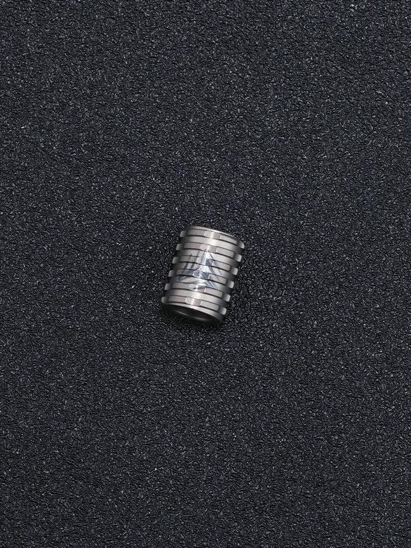 We Knife A-02D Plain Ti Material Lanyard Bead
