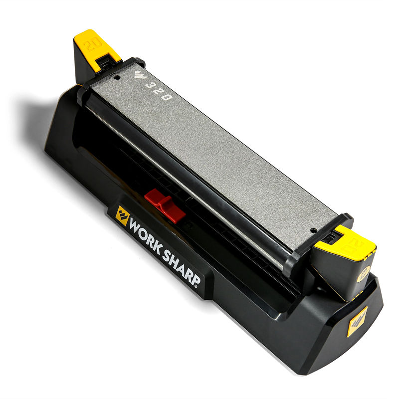 Work Sharp WSBCHBSS Benchstone Sharpener with Pivot Response