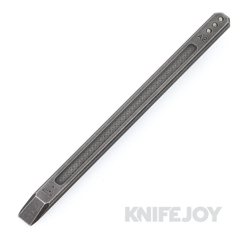 Zach Wood Custom Tools 4.50" A2 Pen Pry with Pocket Clip