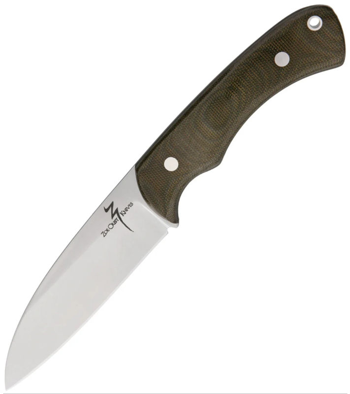 Zoe Crist Knives ZK13MGC Fire Creek Green Micarta Fixed Blade Knife