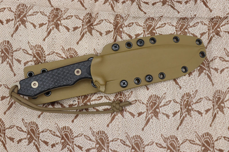 Spartan Blades Ronin Shinto FDE & Black Micarta - Sheath Style/Color:Coyote Kydex