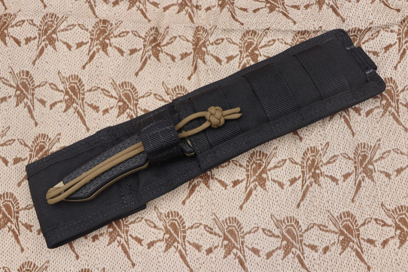 Spartan Blades Ronin Shinto FDE & Black Micarta - Sheath Style/Color:Black Molle
