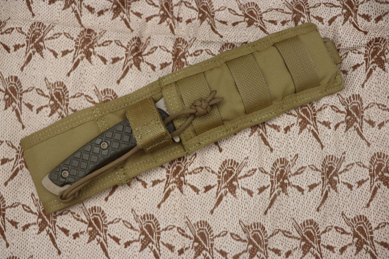 Spartan Blades Horkos FDE w/ Green Micarta Handles - Sheath Color:Tan Molle