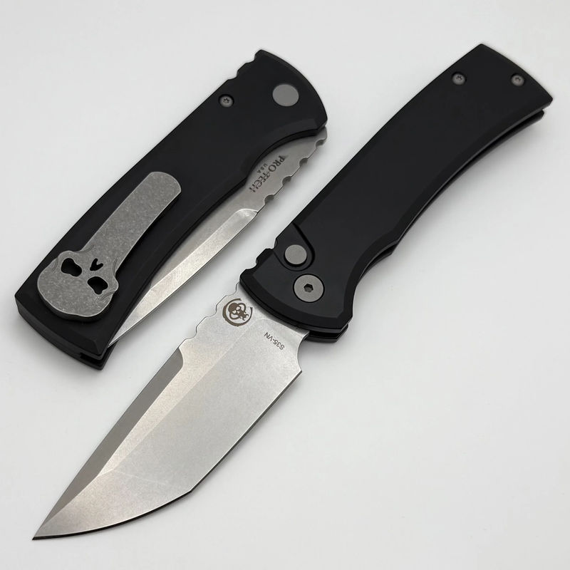 Chaves Pro-Tech Redencion 229 w/ Black Handle & Tanto S35VN