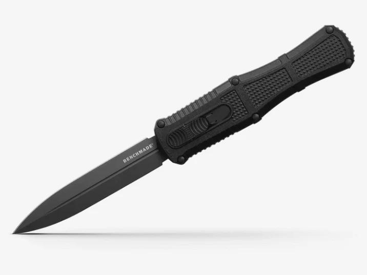 Benchmade Claymore OTF Black Grivory & PVD D2 3370GY