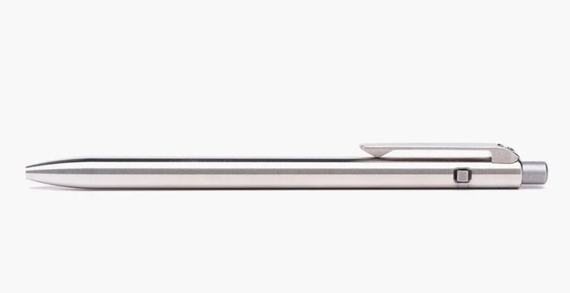 Tactile Turn Titanium Slim Side Click Pen Standard 5.8"