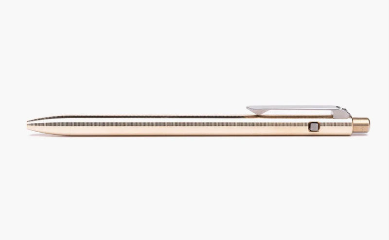 Tactile Turn Bronze Slim Side Click Pen Standard 5.8"