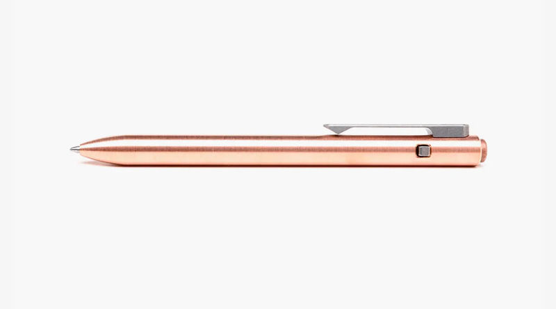 Tactile Turn Copper Side Click Pen Short (5.3”)