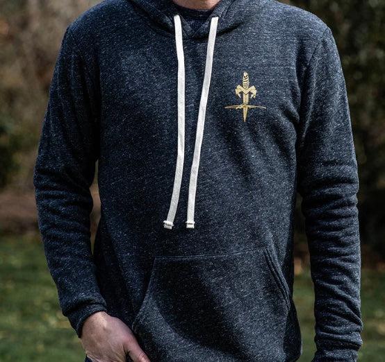 Microtech Blood & Iron Tri-Blend Fleece Pullover Hoodie - Size:Large