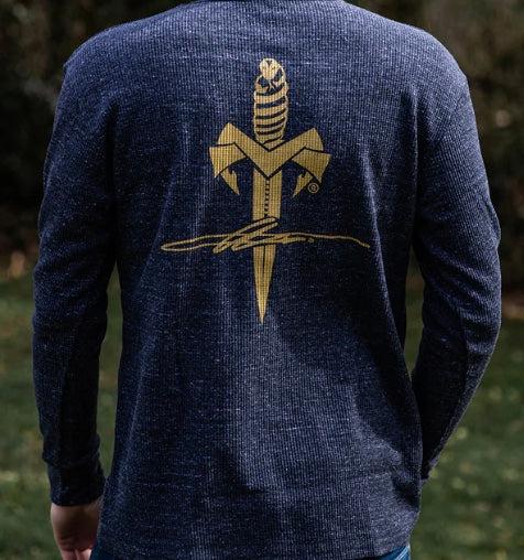 Marfione Dagger Tri-Blend Thermal Long Sleeve - Size:Medium