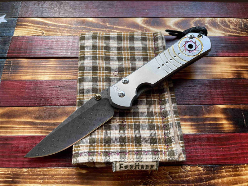 Chris Reeve Large 21 Sebenza Unique Graphic Damascus