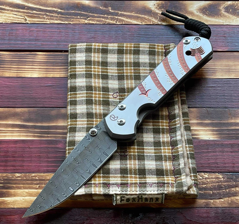 Chris Reeve Large 21 Sebenza Unique Graphic Damascus