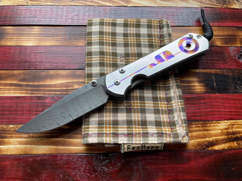 Chris Reeve Large 21 Sebenza Unique Graphic Damascus