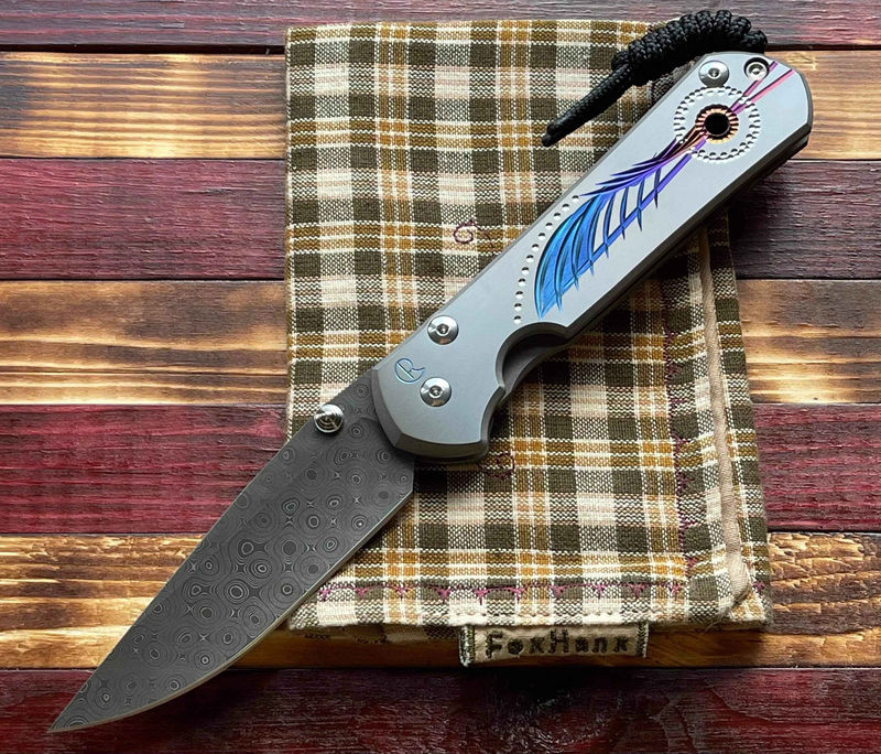 Chris Reeve Large 21 Sebenza Unique Graphic Damascus