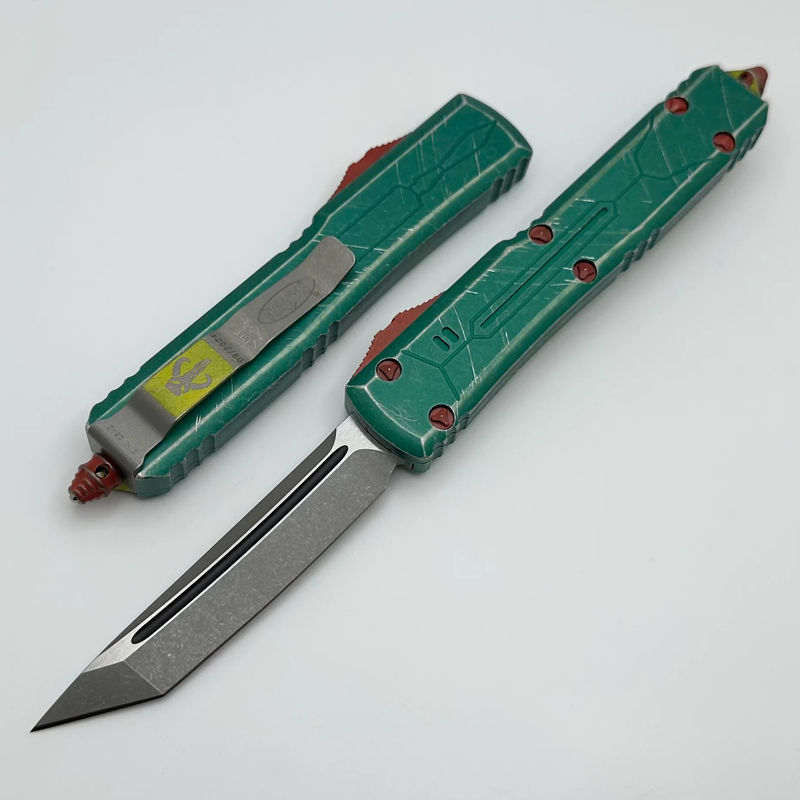 Microtech Ultratech Bounty Hunter w/ Tanto Stonewash 123-10BH