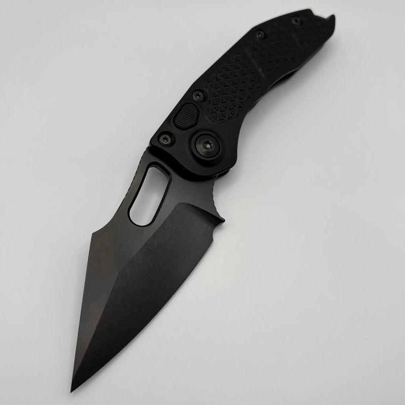 Pre-Owned Microtech Borka Stitch Shadow 169-1DLCTSH