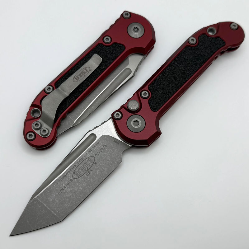 Microtech Knives LUDT Gen III Apocalyptic Tanto w/ Merlot Handle 1136-10APMR