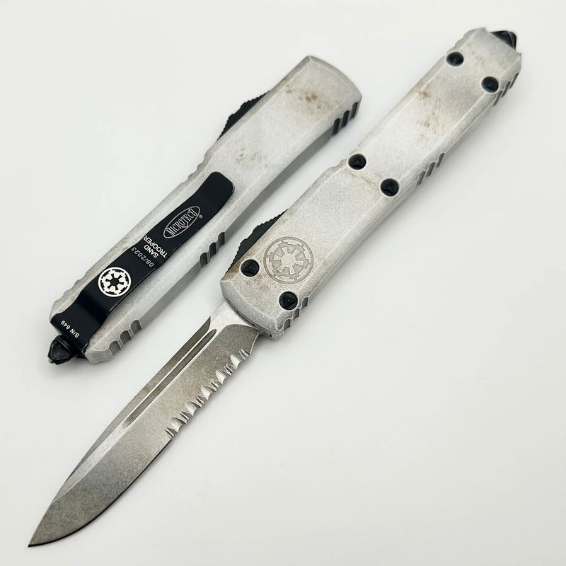 Microtech Ultratech Sand Trooper Single Edge Partial Serrated Signature Series 121-2SAD