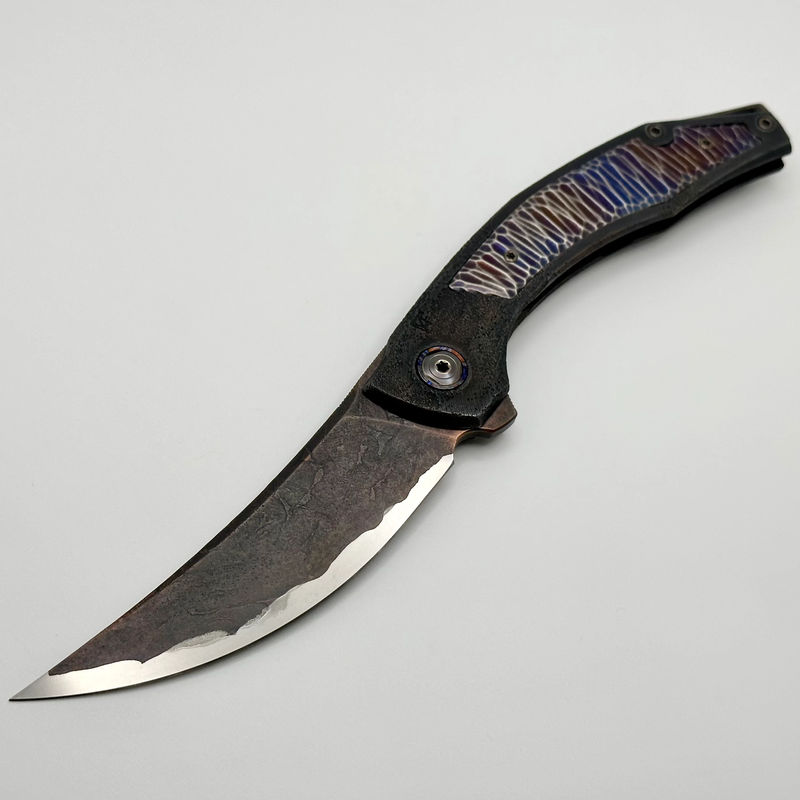 Custom Knife Factory ONE OFF Textured & Distressed Ablya