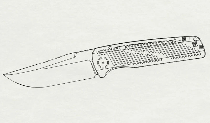 Pre Order Custom Knife Factory Yeti Gnome 2.0 Titanium & M398