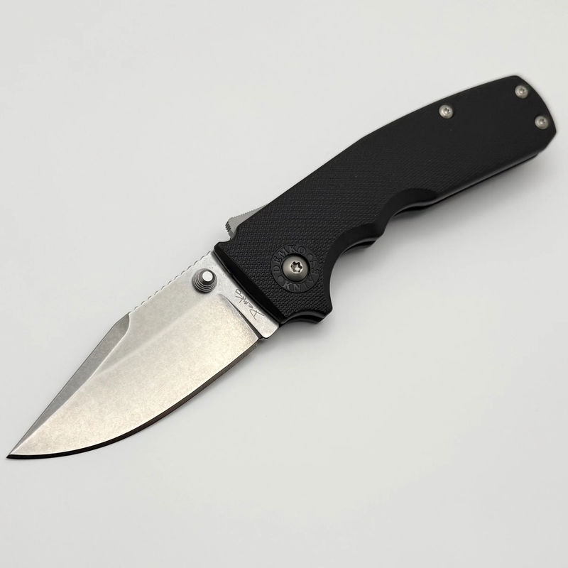 Demko AD20.5 Shark Cub AUS10A Clip Point & Black GRN