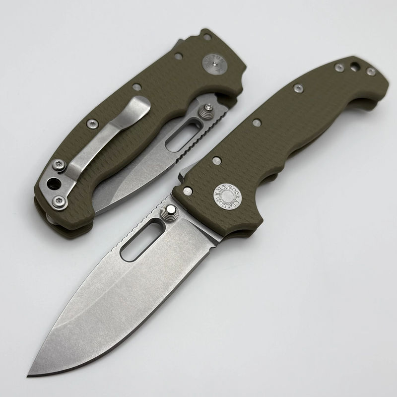 Demko Knives MG AD20 Exclusive Drop Point MagnaCut & OD Green G-10 Handles ONE PER HOUSEHOLD
