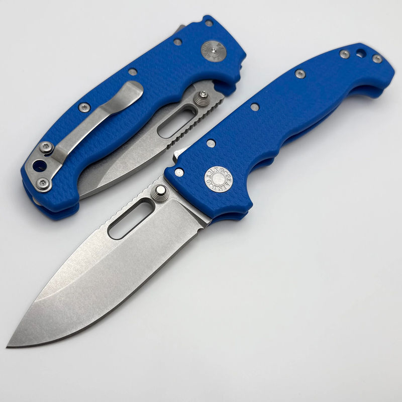 Demko Knives MG AD20 Exclusive Drop Point MagnaCut & Blue G-10 Handles ONE PER HOUSEHOLD