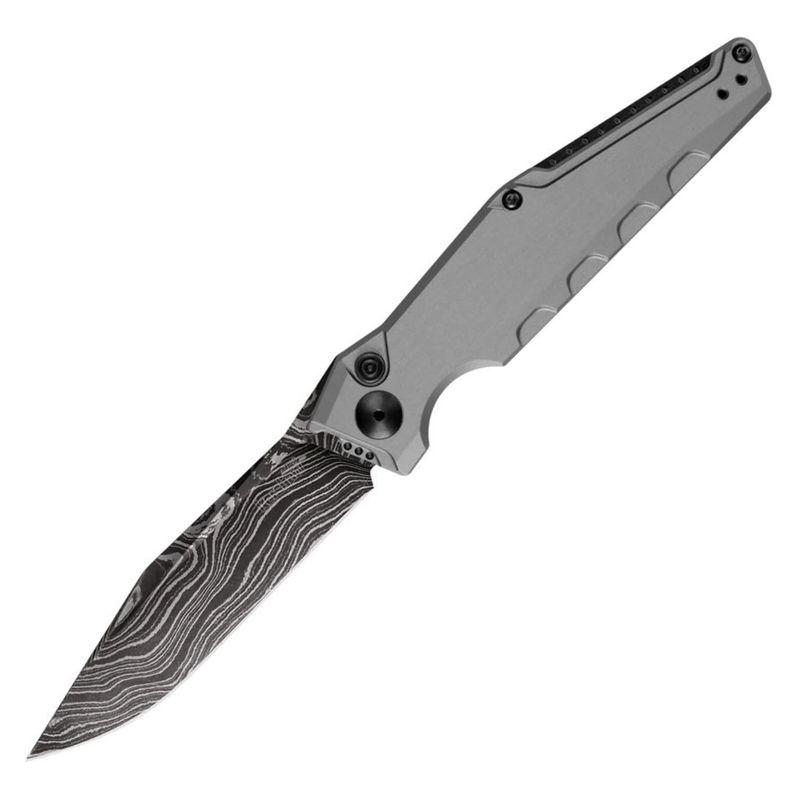Kershaw Launch 7 Gray Aluminum & Damascus 7900GRYDAM